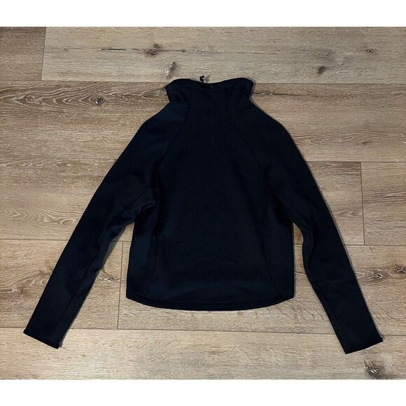 Nike Womens Black Therma Sphere Training Top Hoodie Funnel Neck Small 811654-010 - Picture 2 of 3